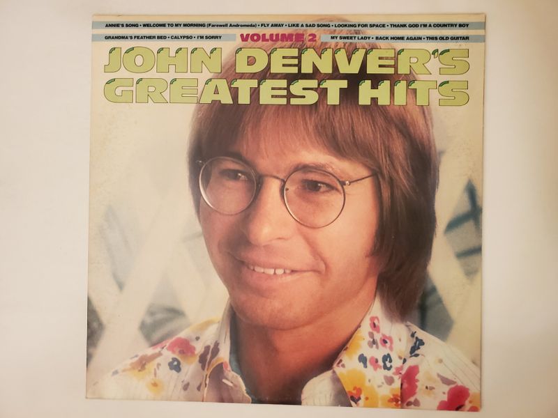 John Denver John Denver's Greatest Hits Volume 2 vinyl record